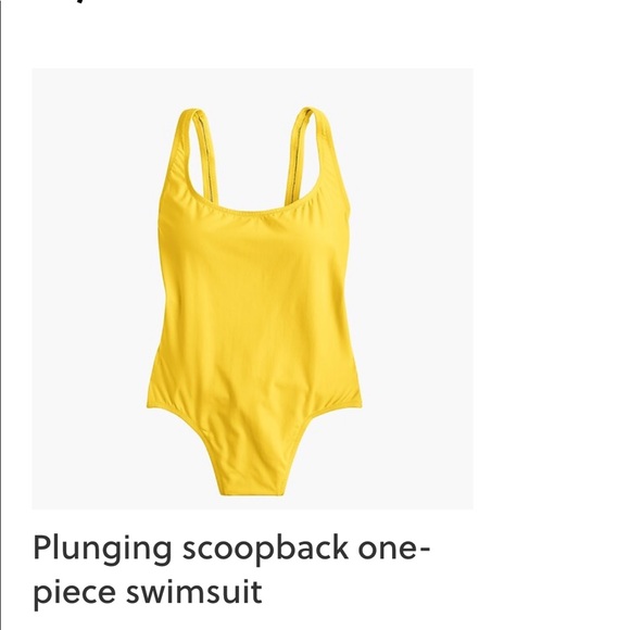 J. Crew Other - J Crew NWT Plunging scoop back one piece swimsuit